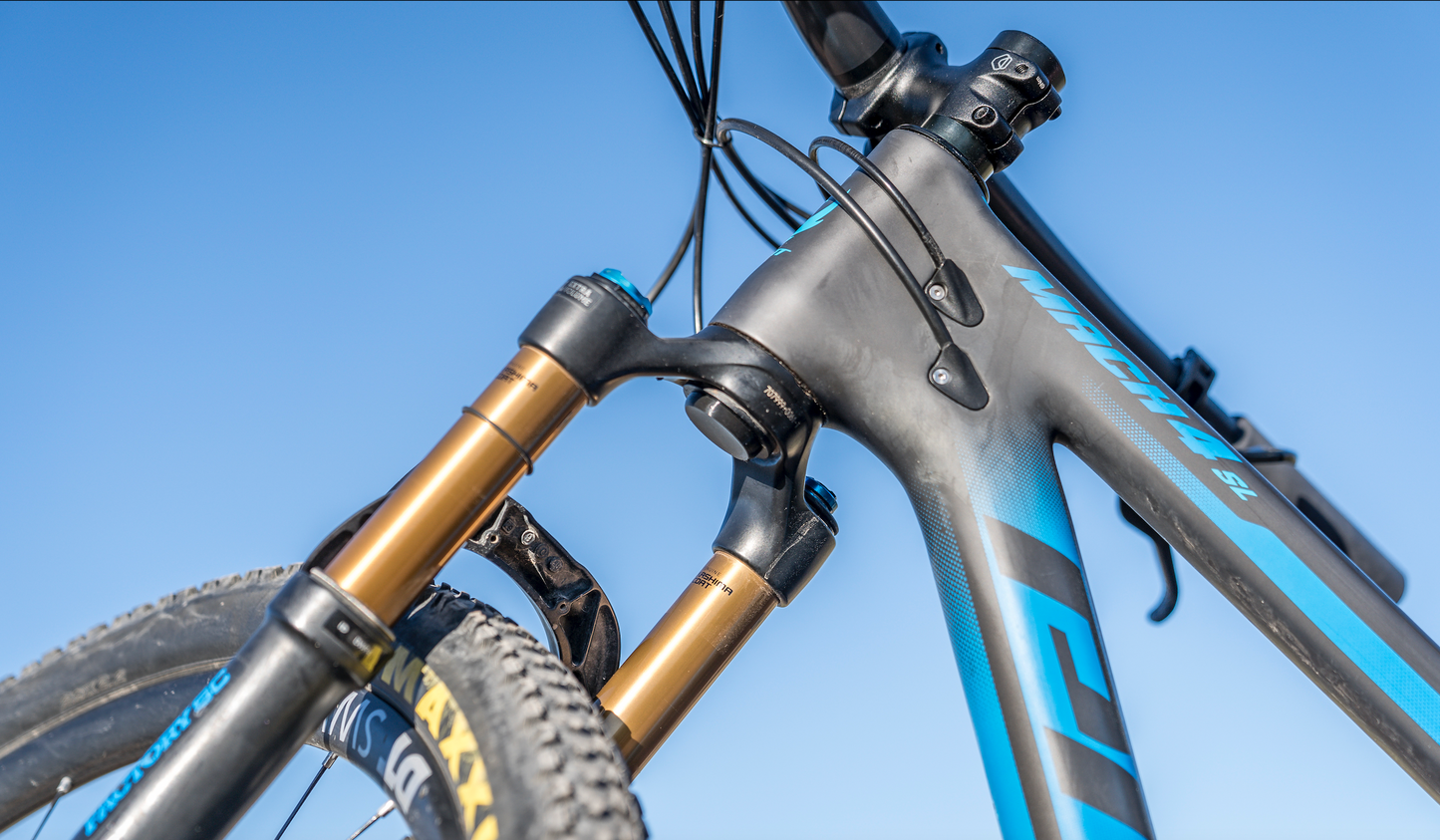 Stealth Tag Fork- designed to hide your Airtag in the steer tube of mountain bike forks in a discreet location for theft recovery