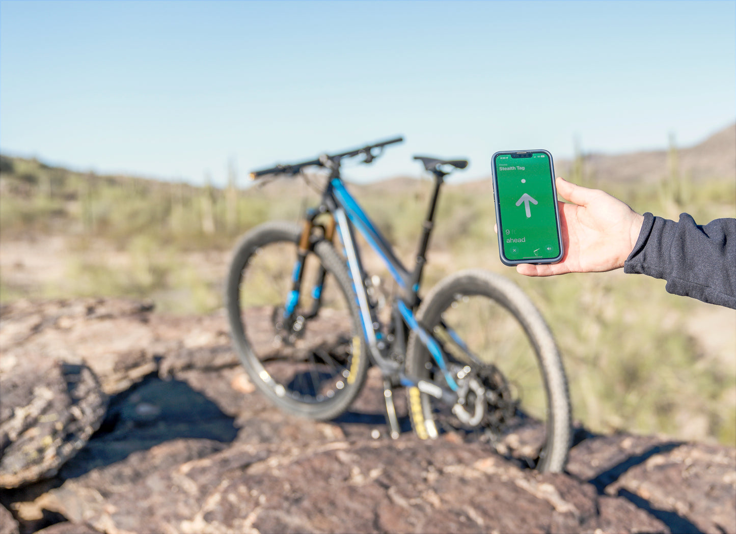 Stealth Tag Fork- designed to hide your Airtag in the steer tube of mountain bike forks in a discreet location for theft recovery